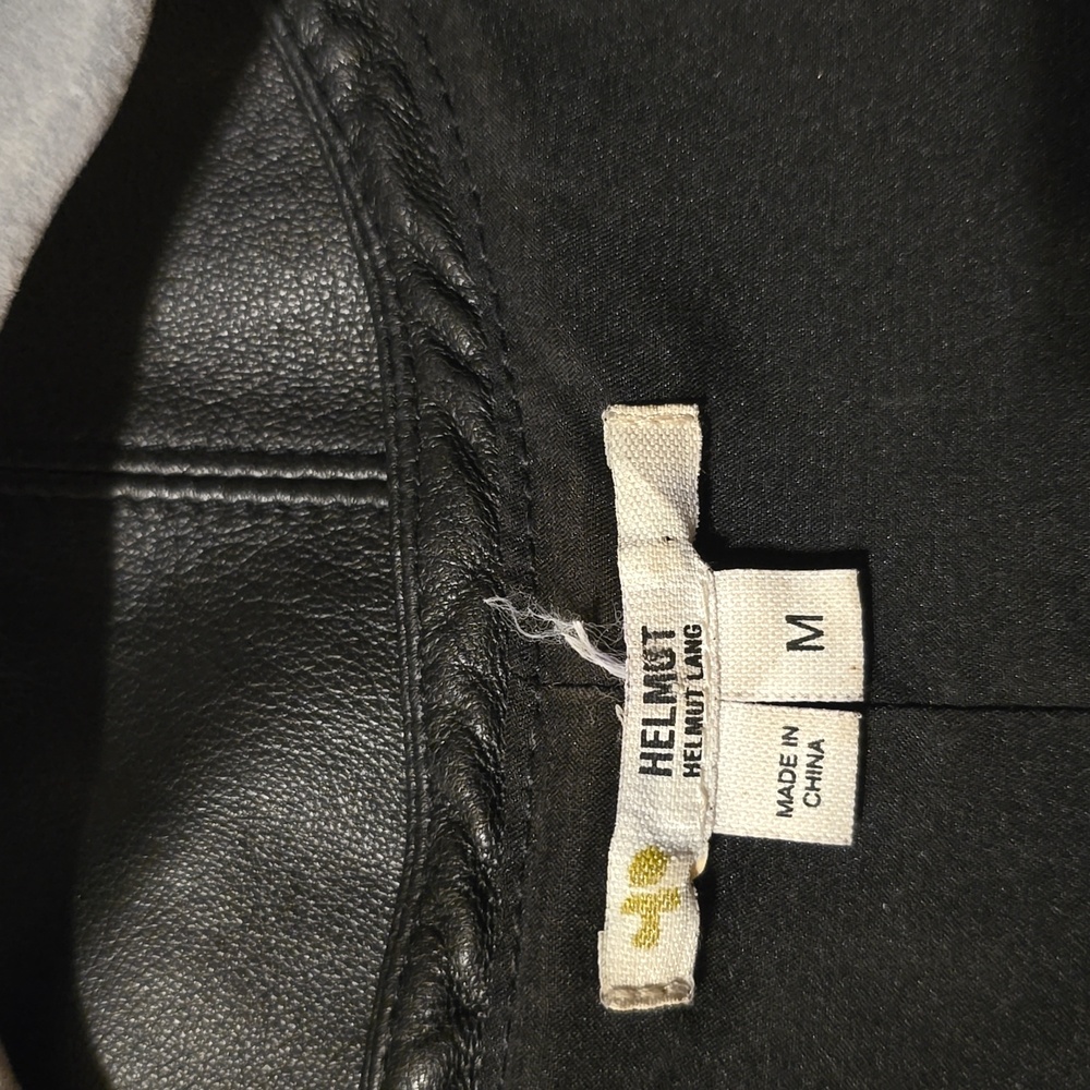 Helmut Lang Leather Shift Dress - Picture 5 of 6